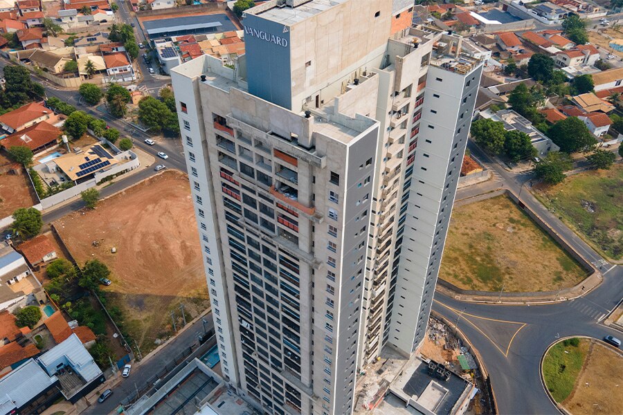 Status de Obra Cuiab Vanguard arch-jardim-cuiaba