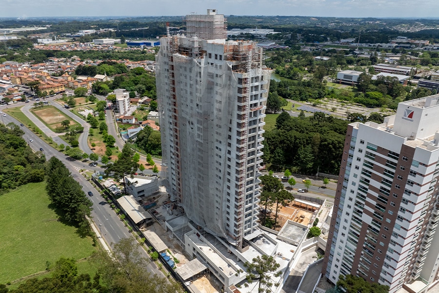 Status de Obra Curitiba Vanguard newin