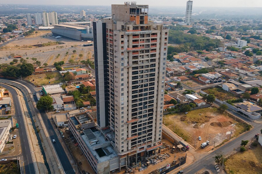 Status de Obra Cuiab Vanguard arch-jardim-cuiaba